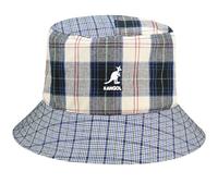 Kangol Chapeau Bob Plaid Mashup Bucket Chapeau en Coton Chapeau à Carreaux (S (54-55 cm) - Bleu Clair)