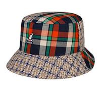 Kangol Chapeau Bob Plaid Mashup Bucket Femme/Homme - de Peche en Coton a Carreaux Ete Printemps-ete - M (56-57 cm) Orange