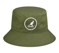 Kangol Chapeau Cotton Bucket Hat Femme/Homme - en Coton Tissu Outdoor avec Doublure Hiver Printemps-ete - M (56-57 cm) Olive
