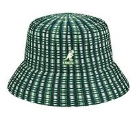 Kangol Chapeau en Tissu Prep Plaid Bucket Chapeau d'été (L (58-59 cm) - Vert)