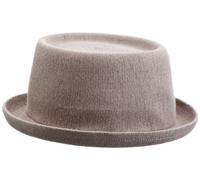 Chapeau Kangol Mowbray Pork Pie Player chapeau en tissu (M/56-57 - gris)