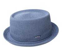 Kangol Chapeau Mowbray Pork Pie Chapeau de Musicien (L (58-59 cm) - Bleu)