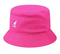 Kangol Chapeau Réversible Embossed Bucket Chapeau en Tissu (M (56-57 cm) - Pink)