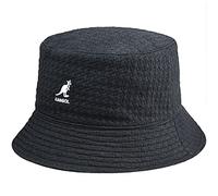 Kangol Chapeau Reversible Embossed Bucket Femme - en Tissu Hiver Automne-Hiver - S (54-55 cm) Noir