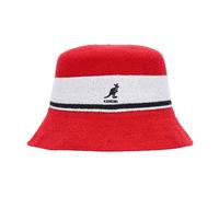 Kangol - Chapeau seau à rayures en écarlate - Homme - Accessoires - Rouge - Taille: L