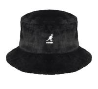 Kangol Faux Fur Bucket Béret, Noir (Solid Black), S Mixte