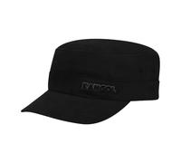 Kangol, Femme, Accessoires, Noir, Taille: S/M Casquette Militaire en Coton Noir avec Poche Cachée