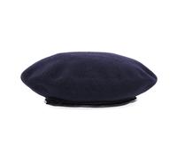 Kangol, Homme, Accessoires, Bleu, Taille: S Chapeau Plat en Laine Bleu Foncé