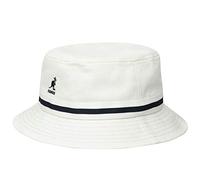 Kangol Bob Stripe Lahinch mixte en coton avec ruban gros grain - Blanc M (56-57 cm)