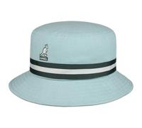 Kangol Bob Stripe Lahinch – Chapeau en coton, ruban gros grain, unisexe – M (56-57 cm) Vert menthe