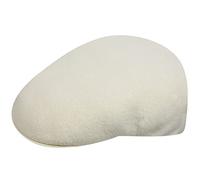 Kangol Laine 504 Casquette Plate, Blanc, XXL Mixte