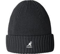 Kangol Merino Wool Rib Beanie Béret, Noir, Taille Unique Mixte