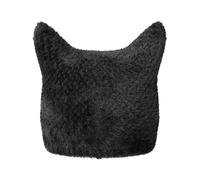 Kangol - Pointed Faux Fur Beanie - Femme - Accessoires - Noir - Taille: S