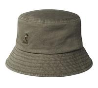 Kangol Washed Bucket Béret, Vert Olive, L Homme