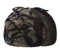 Kangol Wild Fur Trapper Béret, Olive/Cranberry, M Mixte