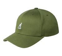 Kangol Casquette baseball Flexfit en laine Vert L/XL