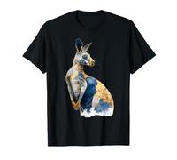 Kangourou Animal Art Portrait Wildlife Nature Wallaby Lover T-Shirt