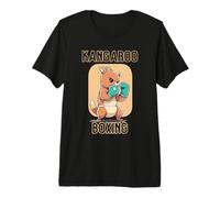 Kangourou avec Gants de Boxe Cute Kawaii Style T-Shirt Haut de Gamme