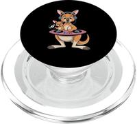 Kangourou Dj Avec Platines Et Vinyle PopSockets PopGrip pour MagSafe