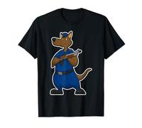 Kangourou Flic Pistolet Police T-Shirt