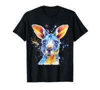 Kangourou Lover Wildlife Motif Wallaby Animal Graphic T-Shirt