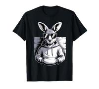 Kangourou Lover Wildlife Motif Wallaby Animal Graphic T-Shirt