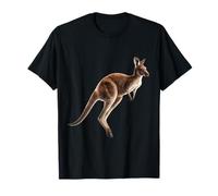 Kangourou Lover Wildlife Motif Wallaby Animal Graphic T-Shirt
