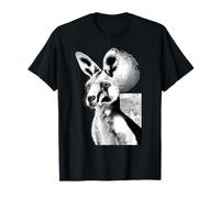 Kangourou Lover Wildlife Motif Wallaby Animal Graphic T-Shirt