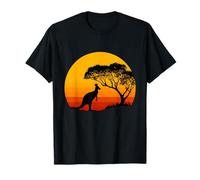 Kangourou Lover Wildlife Motif Wallaby Animal Graphic T-Shirt