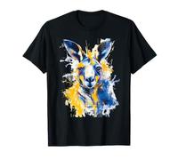 Kangourou Lover Wildlife Motif Wallaby Animal Graphic T-Shirt