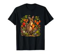 Kangourou Mignon dans Un Jardin de Fleurs Australien enchanté T-Shirt