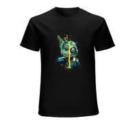 KANGQILU New Summer Space Pals T-Shirt Cotton Ratchet Clank Quartu Gadgebots Game Ofertas Men Tshirt Black XL