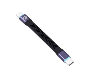 KANGQL Câble de type C, câble USB 3.2 de type C 20 Gbit/s à charge rapide, câble USB C vers USB C haute vitesse, ligne de données de type C, ligne courte 10 cm