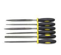 KANGQL Lot de 6 limes aiguilles, 140 mm, râpe à aiguille, outils en bois, travail du bois