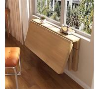 KANGSHOP Table à Manger cachée en Bois Massif, Bureau Mural Pliant, Table Rabattable Murale, Table à Manger Pliante, for Cuisine, Salle à Manger, Salon, Restaurant(60 * 120cm/24 * 47in)