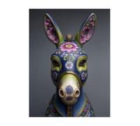 KANGSONGWENJIAJU animal Diamond Painting Kit Complet Adulte - âne 5D Peinture Broderie Diamant, Tableau Diamant pour Bricolage Adultes Loisirs Créatifs, Décoration Murale Maison 60x80 cm KSWF856