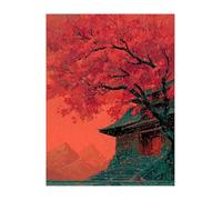 KANGSONGWENJIAJU phare Peinture Diamant Adulte Complet - paysage 5D Diamond Painting Kit Broderie, Tableau Diamant pour Bricolage Adultes, Loisirs Créatifs et Décoration Murale 30x40 cm KSWF162
