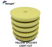 Kangti-Tampons De Polissage Et De Planche Pour Polisseuse De Voiture,Éponge De Voiture,Document Mixte,Da,Ro,Ga,3 Po,80mm,5 Po,125mm,6 Po,150mm - Type Yellow X 5pcs-3 Inch(80mm)Backer