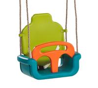 Kangui Balançoire bébé évolutive 3 en 1en Plastique Vert Citron/Turquoise/Orange