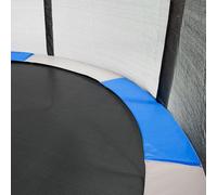 Kangui - Coussin de protection pour trampoline Ø 430 cm - Bleu et gris