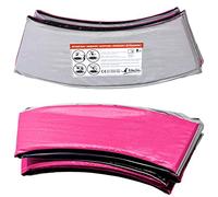 Kangui - Coussin de Protection Trampoline Ø 250 cm - Rose et Gris