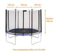 Filet de sécurité ø360cm