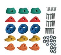 Kangui - Lot De 15 Pierres À Grimper D'escalade En Polyrésine Pour Structures De Jeux - Fixations Incluses