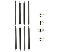 Kangui Lot de 4 poteaux de Filet Trampoline Ø25 mm Jumpi - Hauteur Filet 180 cm