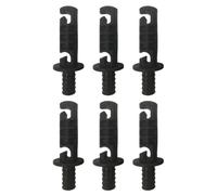 Capuchons de maintien universels Lot de 6 pour filet de trampoline Ø25 mm