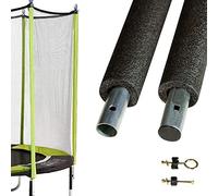 Kangui Poteau de filet pour trampoline de jardin Ø25 mm 221,5 cm mousse et visserie