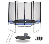 Trampoline KANGUI - RALLI Ø 300-305 cm - Enfant - Échelle, Bâche & Kit Ancrage - Certification CE & NF EN 71-14