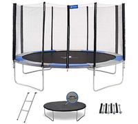 Kangui - Trampoline rond Ø430cm avec filet, échelle, bâche de protection et kit d'ancrage - RALLI 430