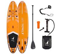 Kangui - Stand up Paddle 335cm Sup Gonflable + pagaie + Sac à Dos + Pompe Haute Pression + Leash + kit de réparation- Maori