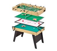 Kangui Table multi-jeux 4 en 1 – Baby-foot, Billard, Ping-pong, Hockey